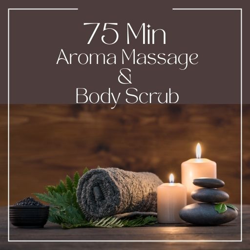 MALE / FEMALE 75 Min. : Aroma Massage + Body Scrub @ Just 1999/-